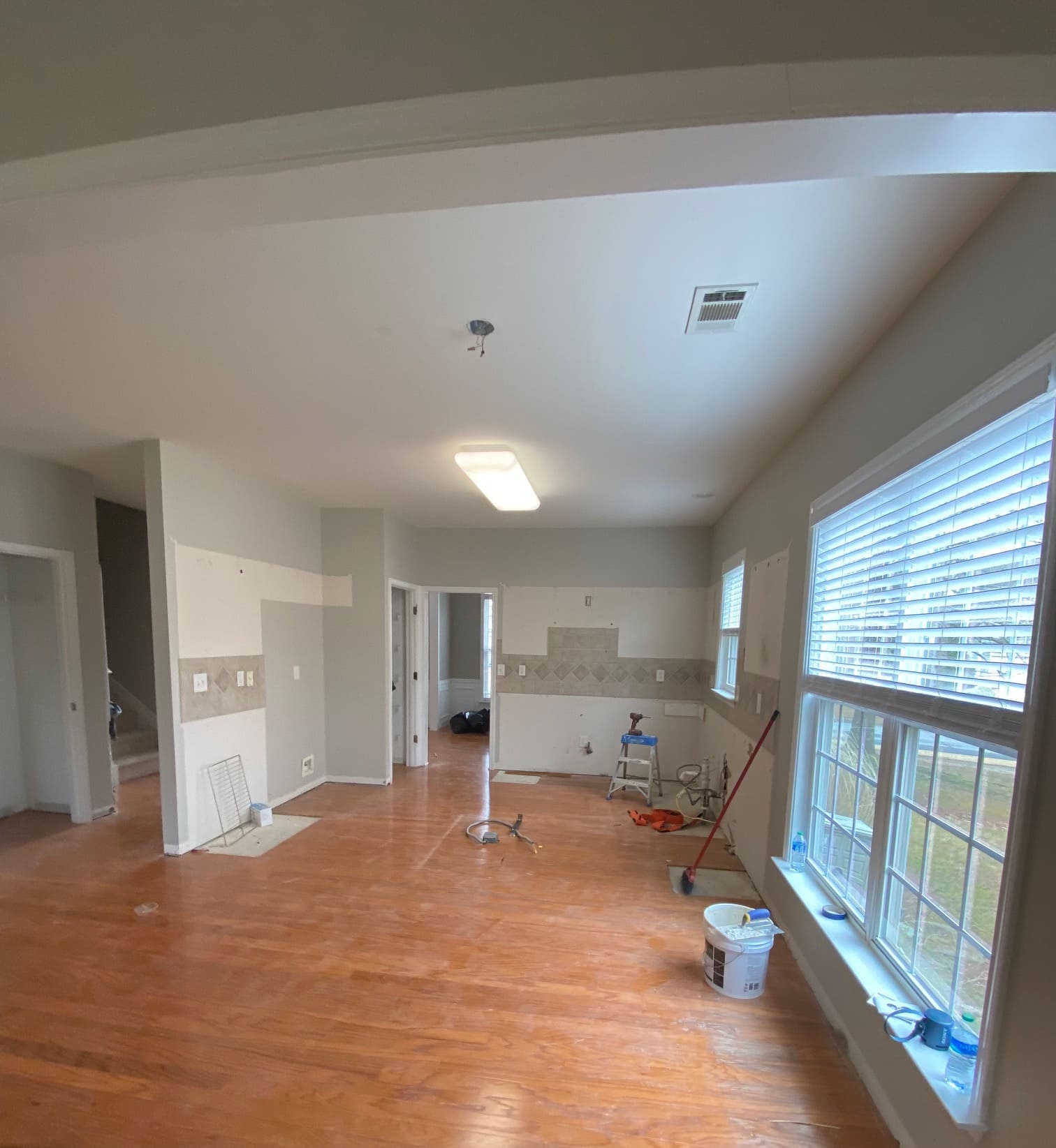 Kitchen Before with Cabinets Removed